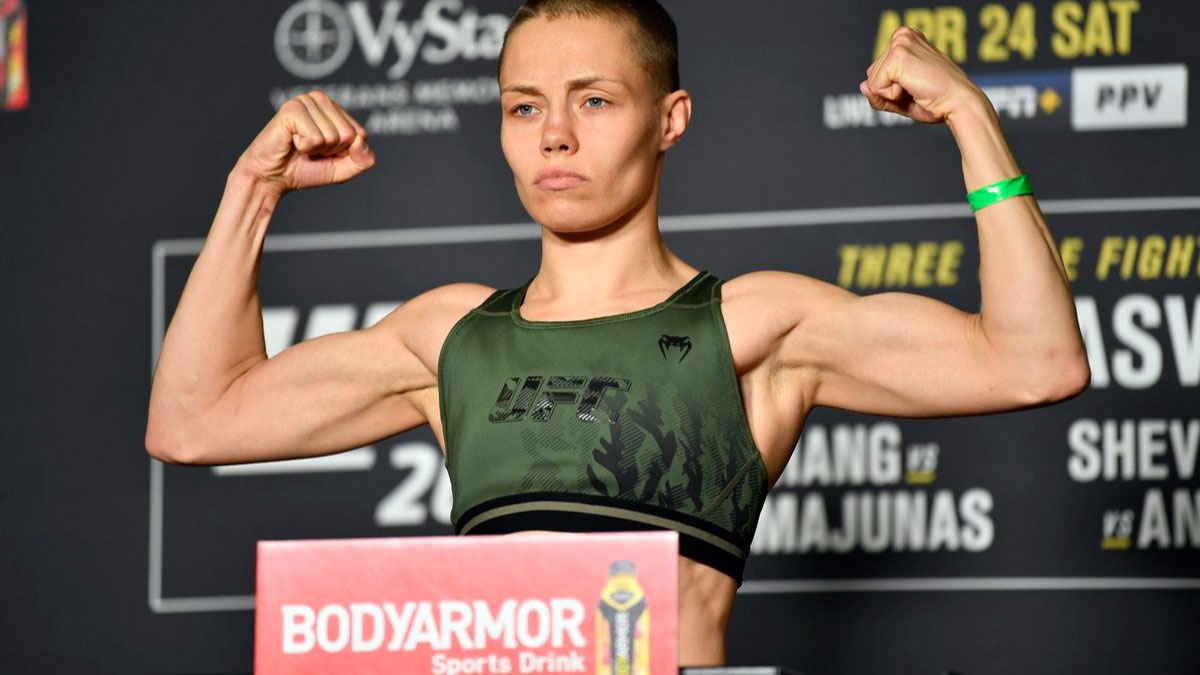 Rose Gertrude Namajunas (born June 29, 1992) is an American professional mixed martial artist. She is signed to the Ultimate Fighting Championship (UF...